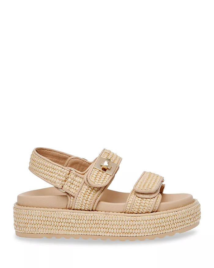 STEVE MADDEN Women's BigMona Strappy Platform Sandals Size 7.5