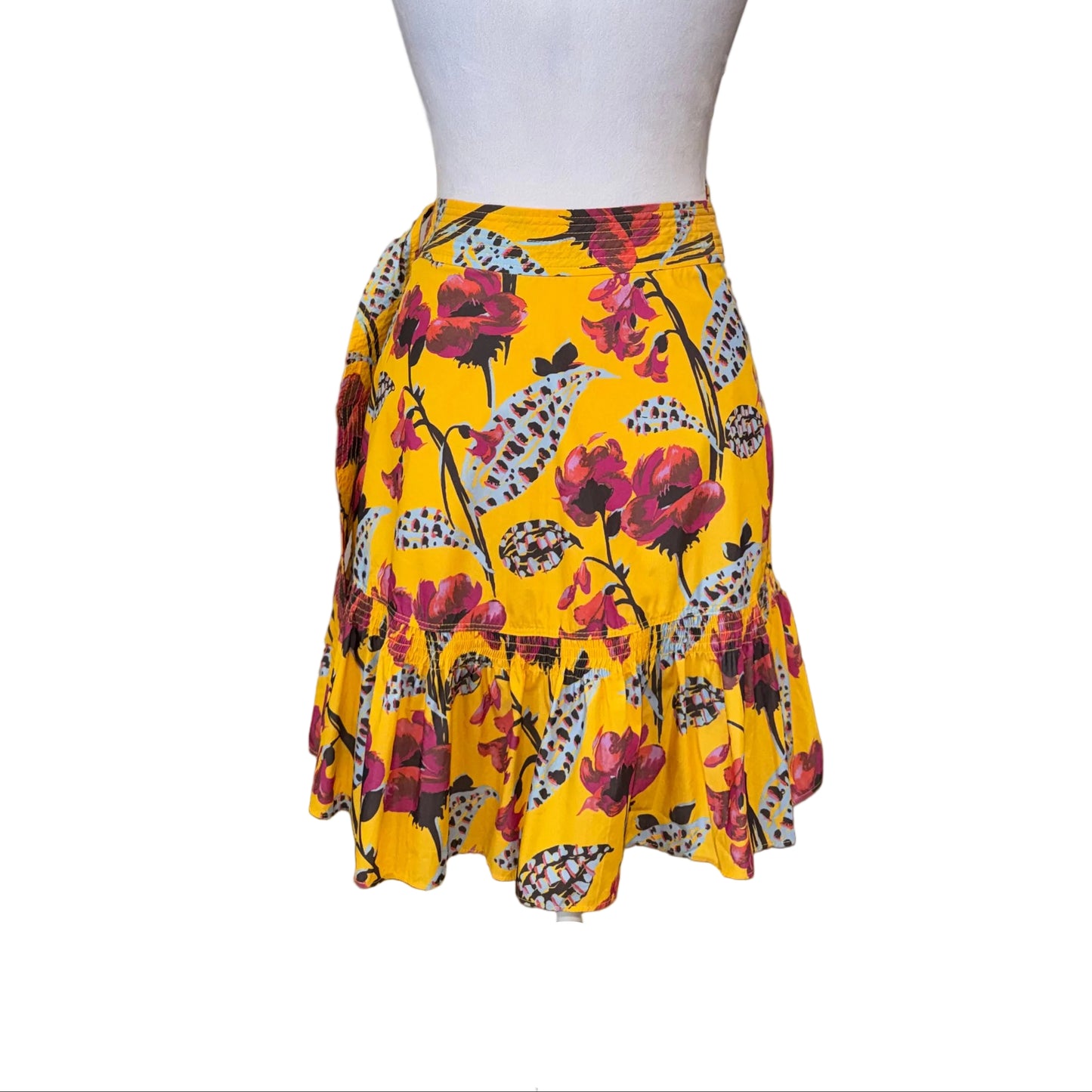 A.LC Hampton Floral Mini Wrap Skirt- Gazelle Fashion and Style
