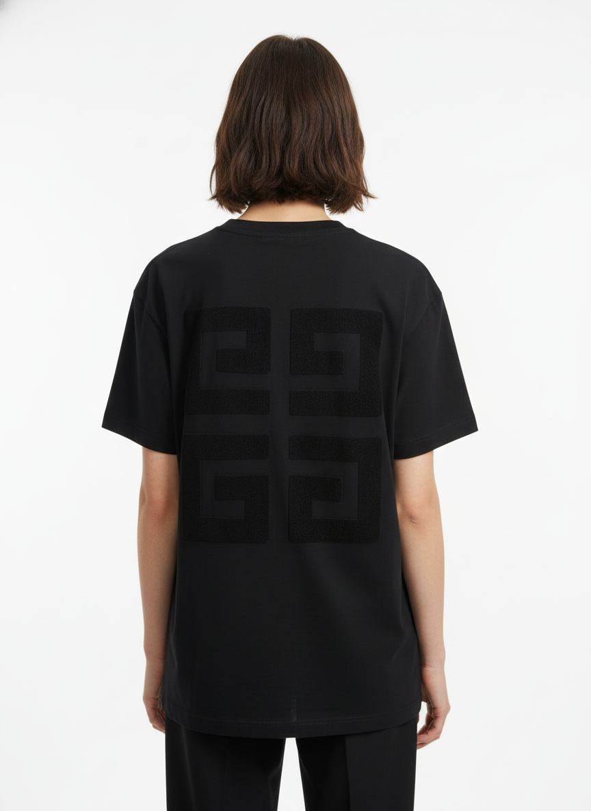 Givenchy Black T-Shirt-TOPS-Gazelle Fashion and Style