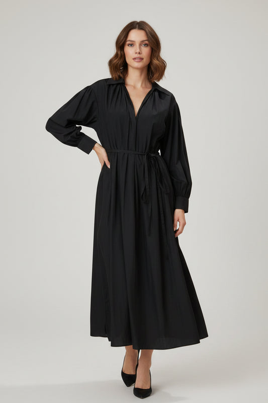 CO Essentials Black Dress- Gazelle Fashion and Style