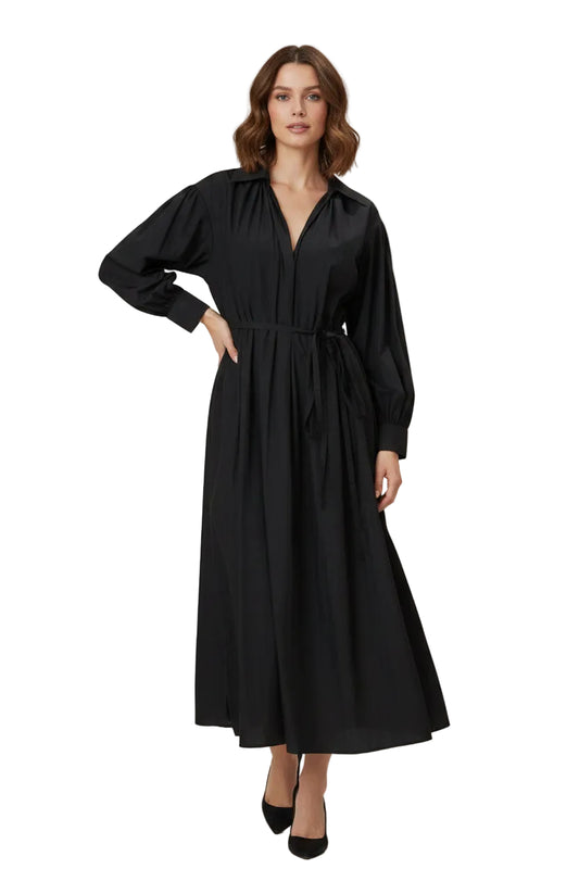 CO Essentials Black Dress-DRESS-Gazelle Fashion and Style