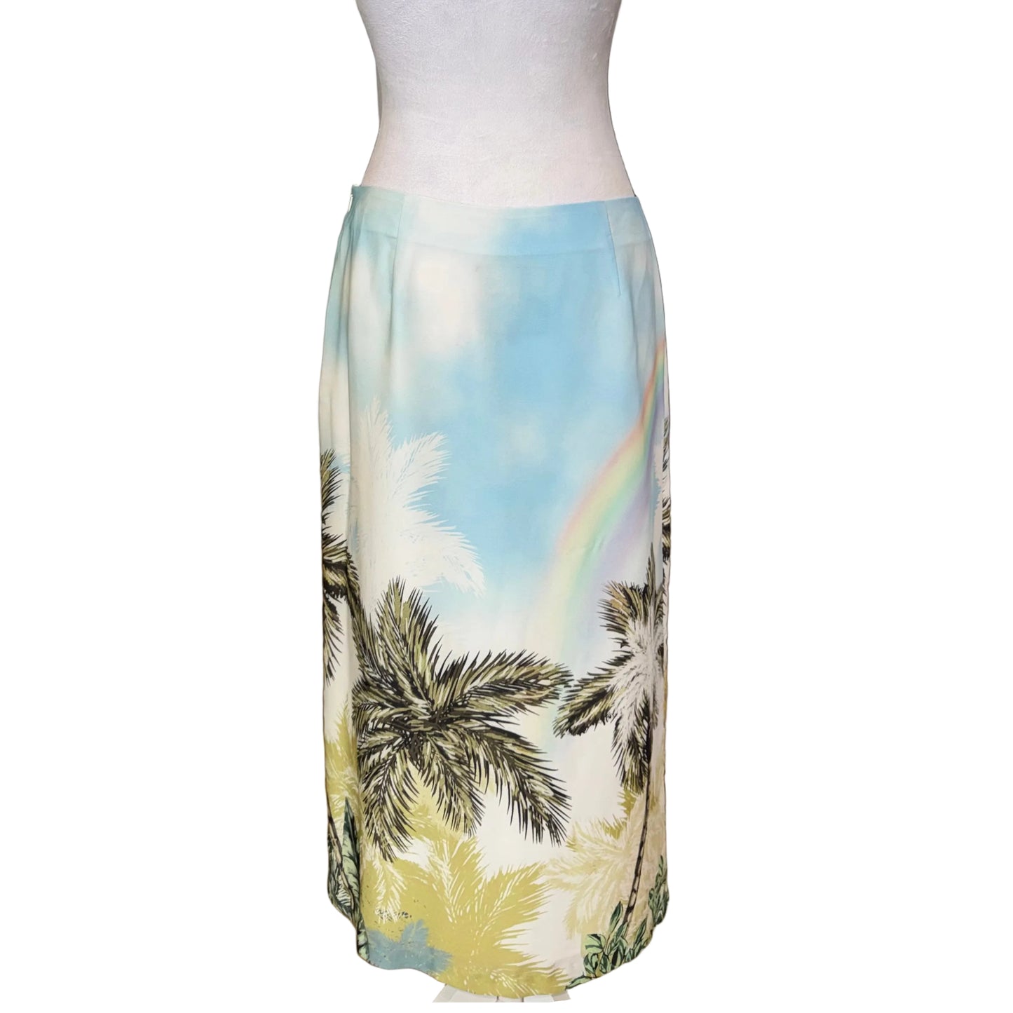 Le Superbe Midi Palm Tree Skirt-SKIRT-Gazelle Fashion and Style