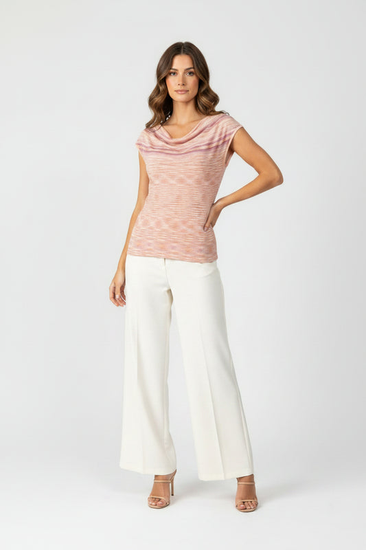 Missoni Printed Scoop Neck Top-TOPS-Gazelle Fashion and Style