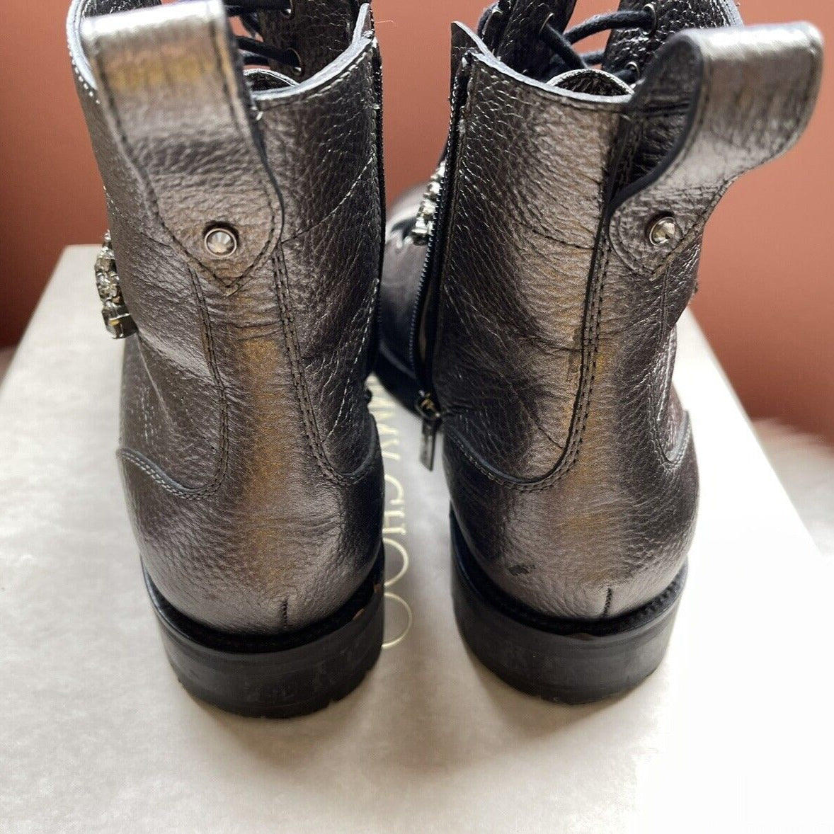 Jimmy Choo Combat Boot. $1250
