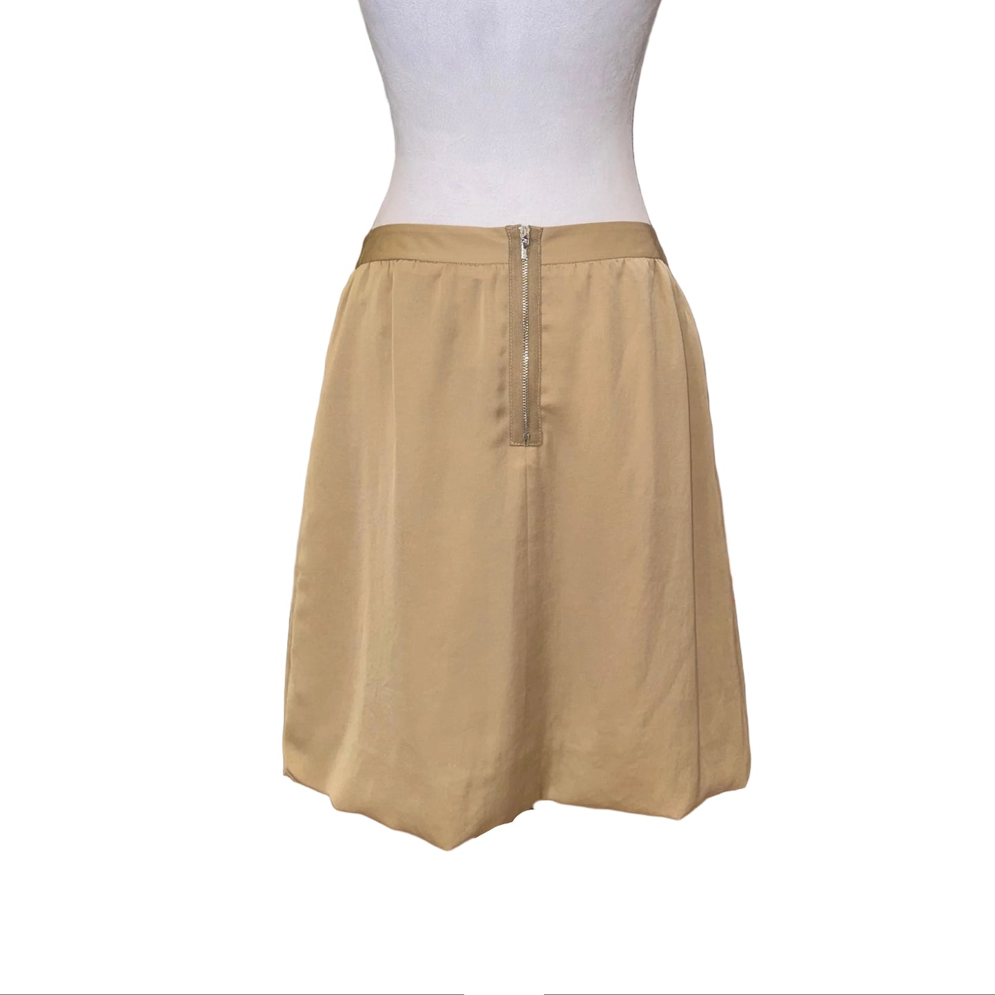 Tory Burch Tan Midi Skirt-SKIRT-Gazelle Fashion and Style
