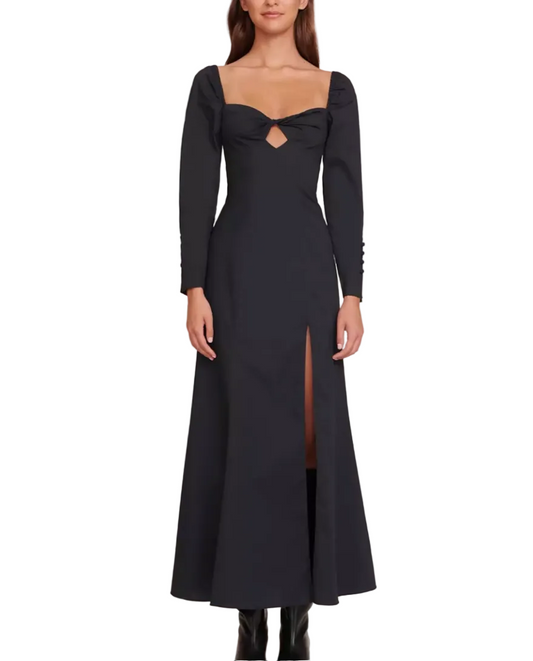 Staud Josephine Cotton Poplin Dress-DRESS-Gazelle Fashion and Style