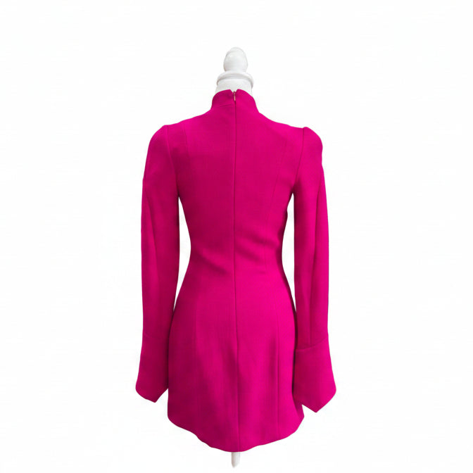 Oliver Theyskens Fushia Midi Dress- Gazelle Fashion and Style