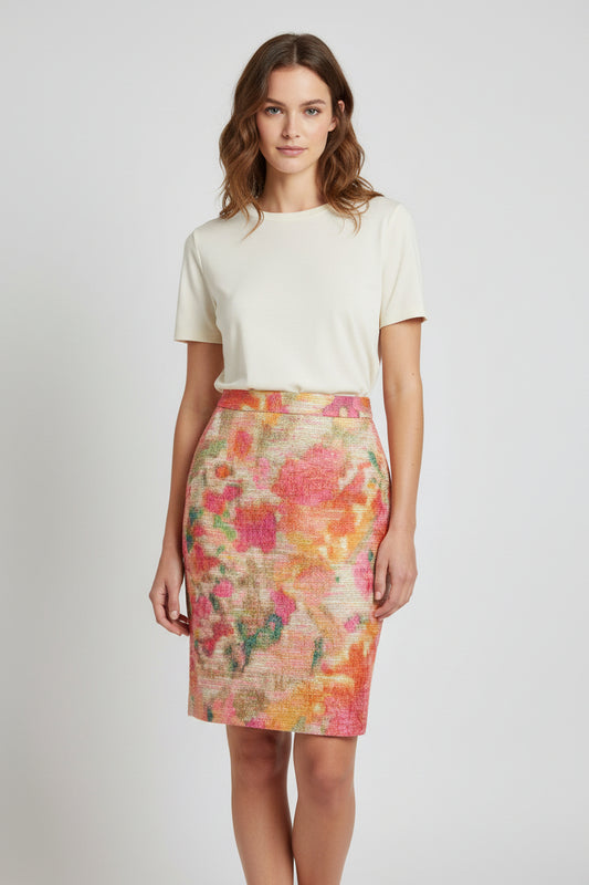 Kate Spade Multi Colored Midi Skirt-SKIRT-4-Multi-Excellent-Gazelle Fashion and Style