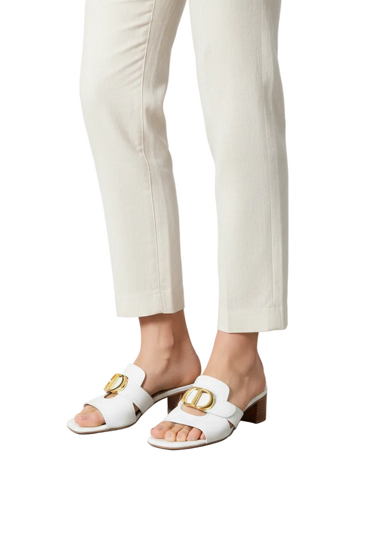 Christian Dior 30 Montaigne Heeled Slide-SHOES-Gazelle Fashion and Style