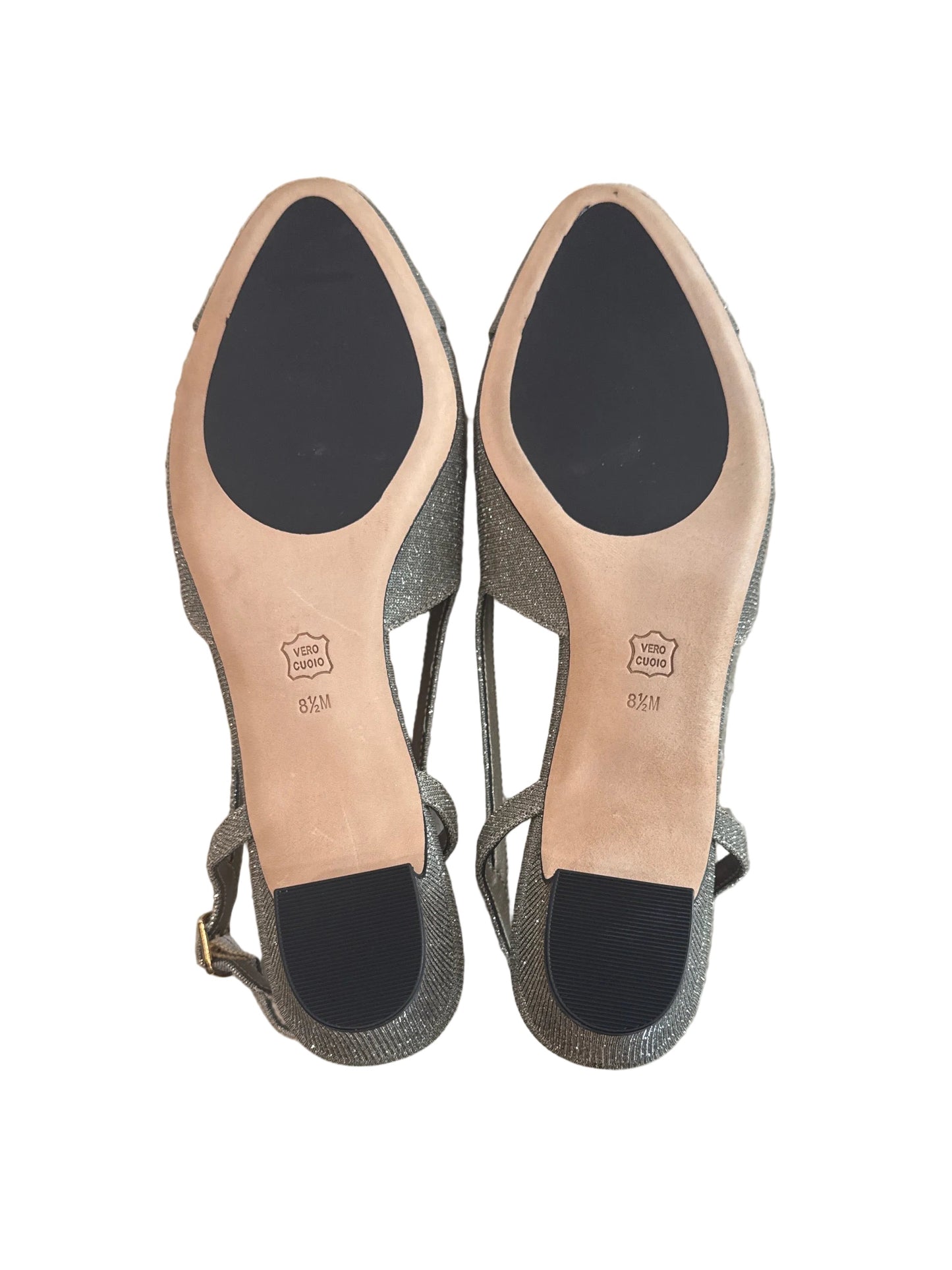 Vaneli Silver Slingback Heels-SHOES-Gazelle Fashion and Style