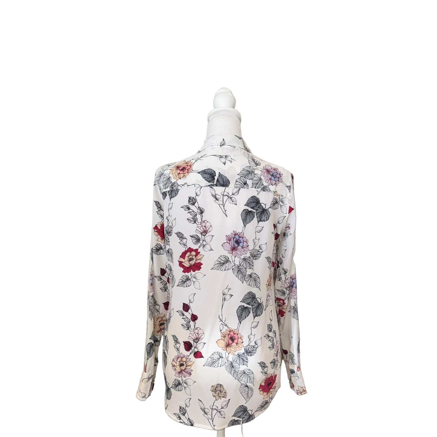 Equipment Femme Silk Floral Top- Gazelle Fashion and Style