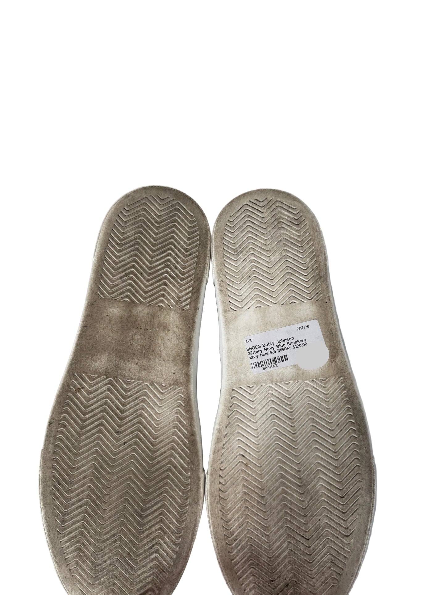 Betsy Johnson Blue Crystal Sneaker-SHOES-Gazelle Fashion and Style