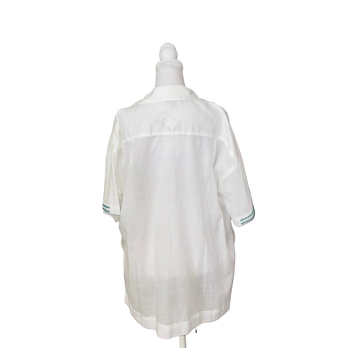 Celandine 100% Cotton Embroidered Top- Gazelle Fashion and Style