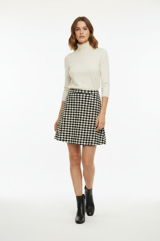 St. John. Patterned Midi Skirt-SKIRT-Gazelle Fashion and Style