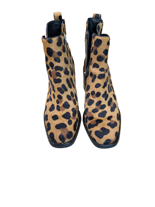 Philip Lin Leopard Print Ankle Boots-BOOT-Gazelle Fashion and Style