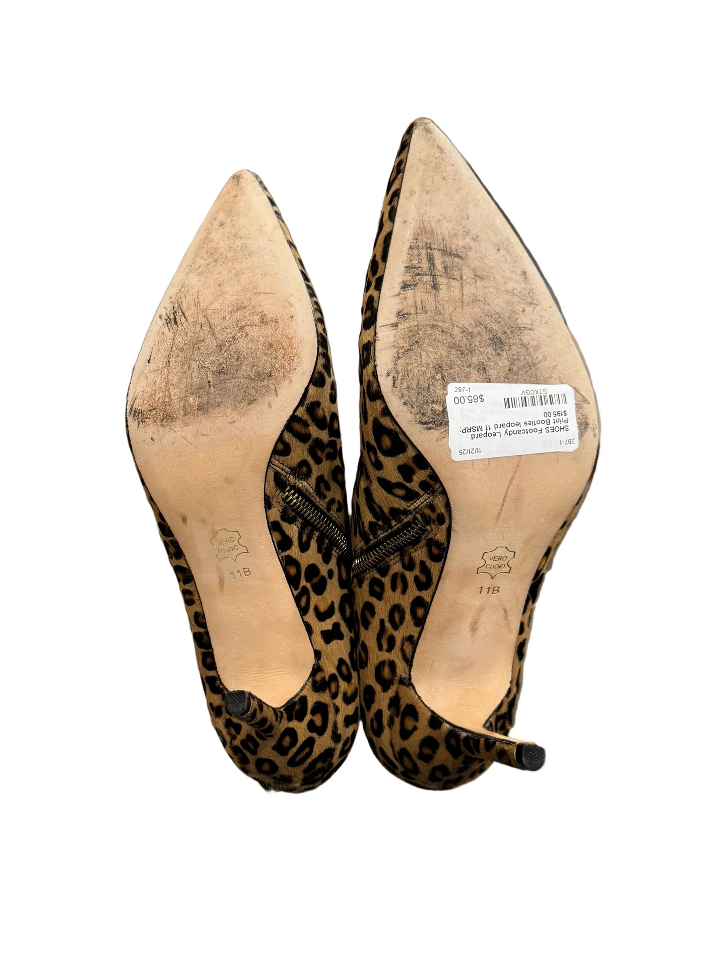 Footcandy Leopard Print High Heeled Booties-SHOES-Gazelle Fashion and Style