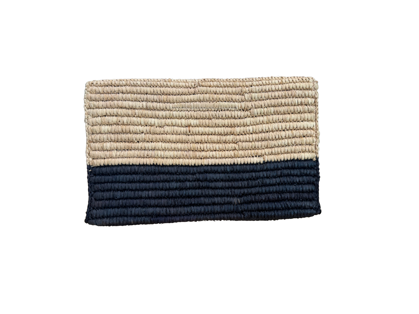 Balenciaga Raffia Leather Clutch