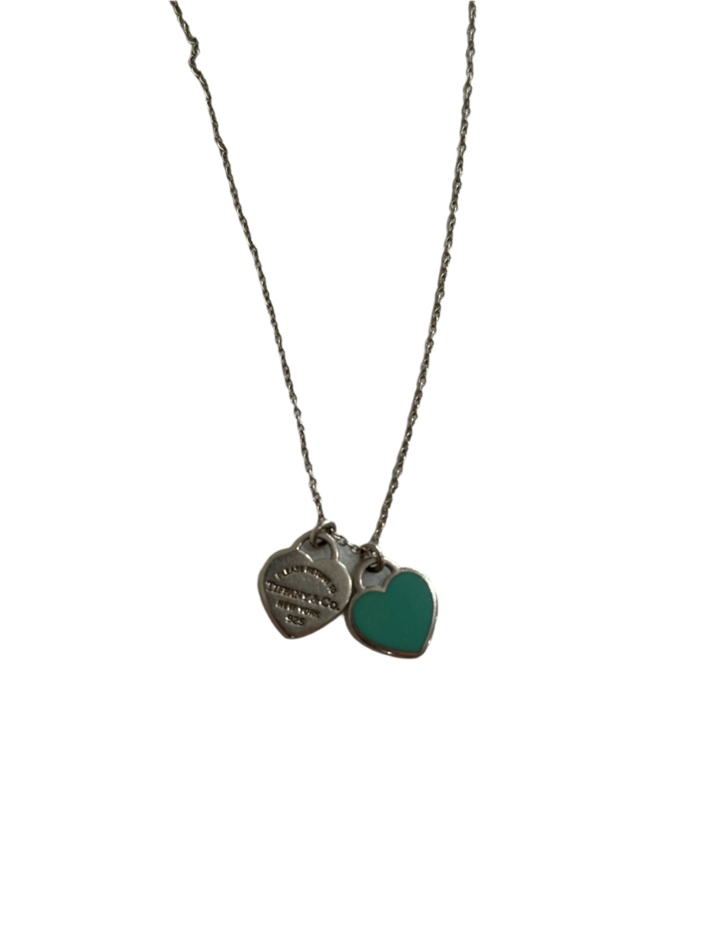 Tiffany & Co. Return to Tiffany Double Heart Tag Necklace
