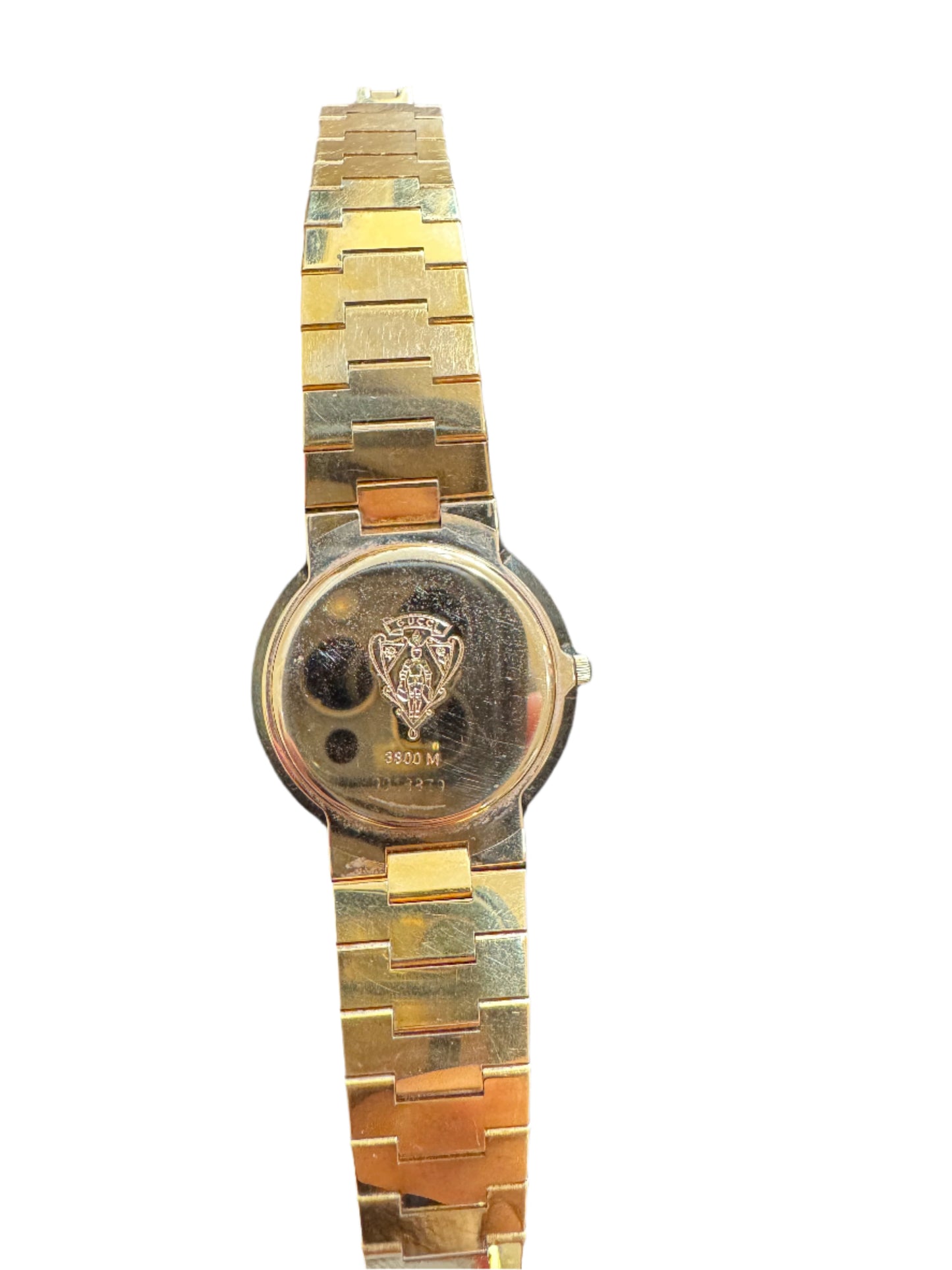 RARE Gucci Gold Tone Classic Watch - 18k Gold Plated, 330 M Dial
