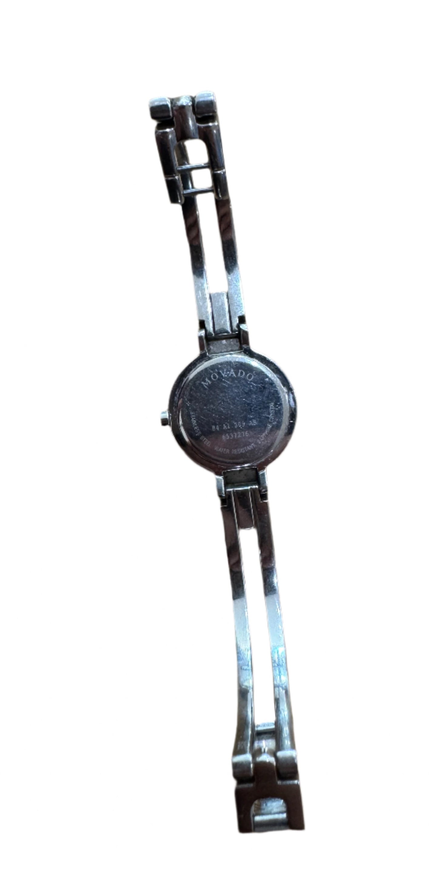 Movado Black Museum Dial Diamond-Accent Watch