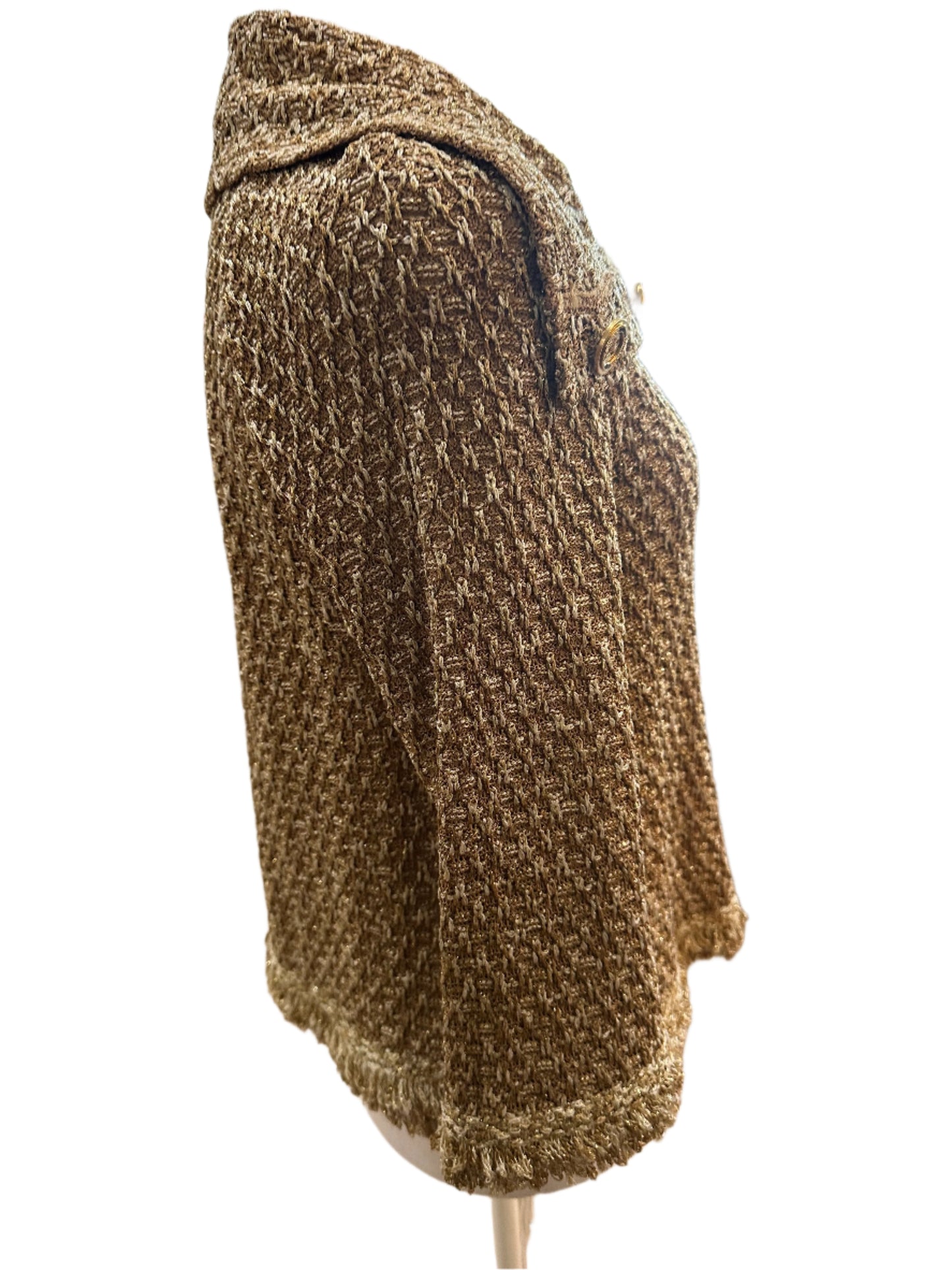 St. John Metallic Knit Jacket