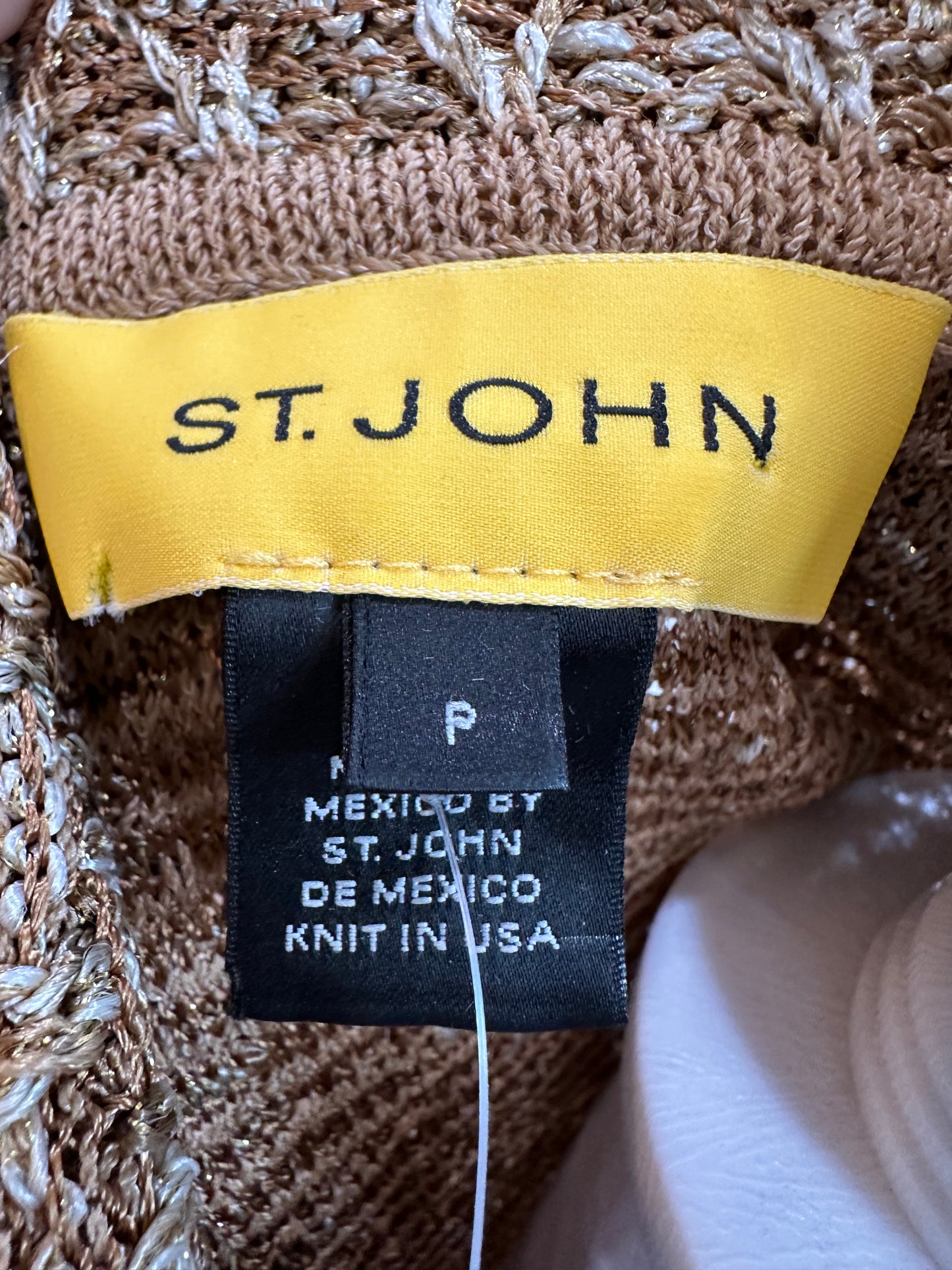 St. John Metallic Knit Jacket