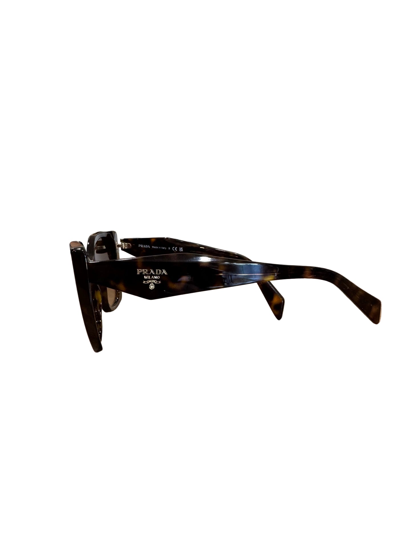 Prada Tortoiseshell Oversized Sunglasses