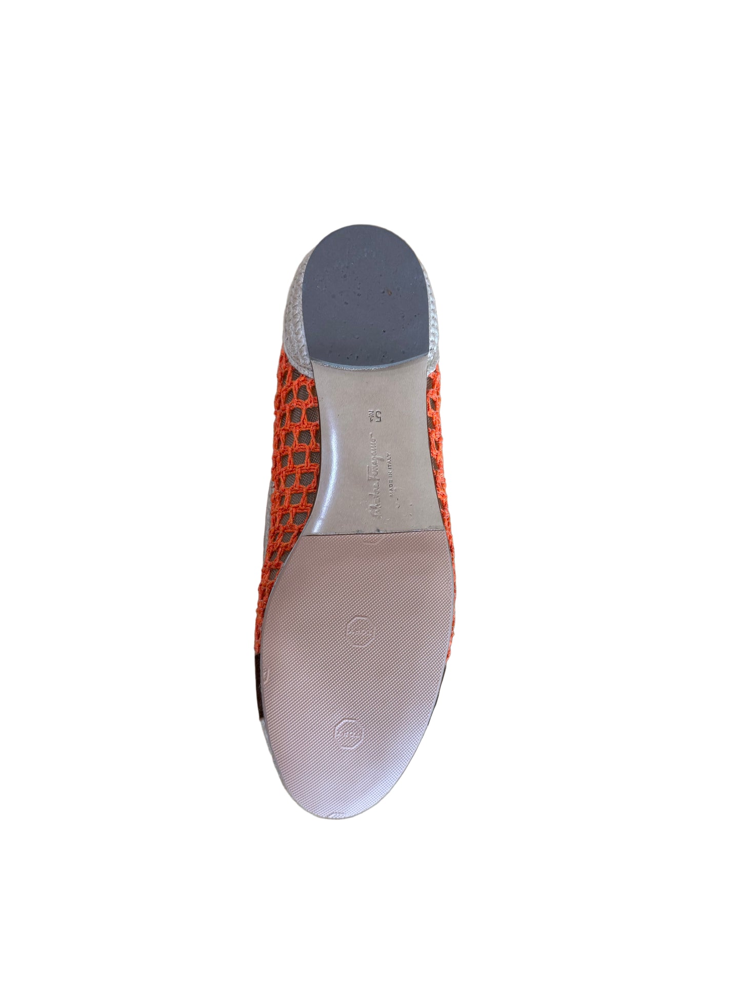 Salvatore Ferragamo Vara Bow Woven Flats