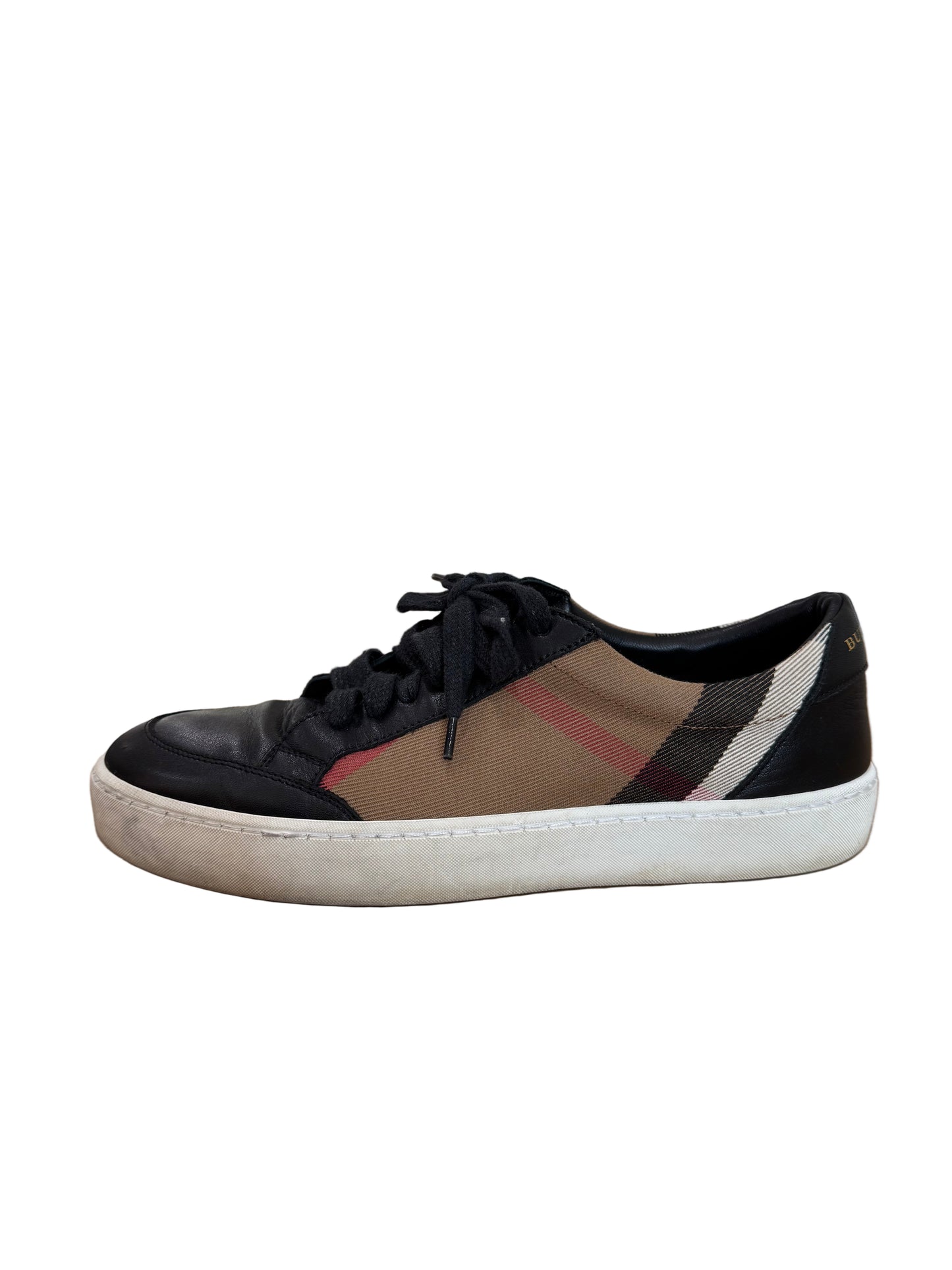 Burberry Check Canvass & Leather Sneaker - Gazelle Fashion & Style