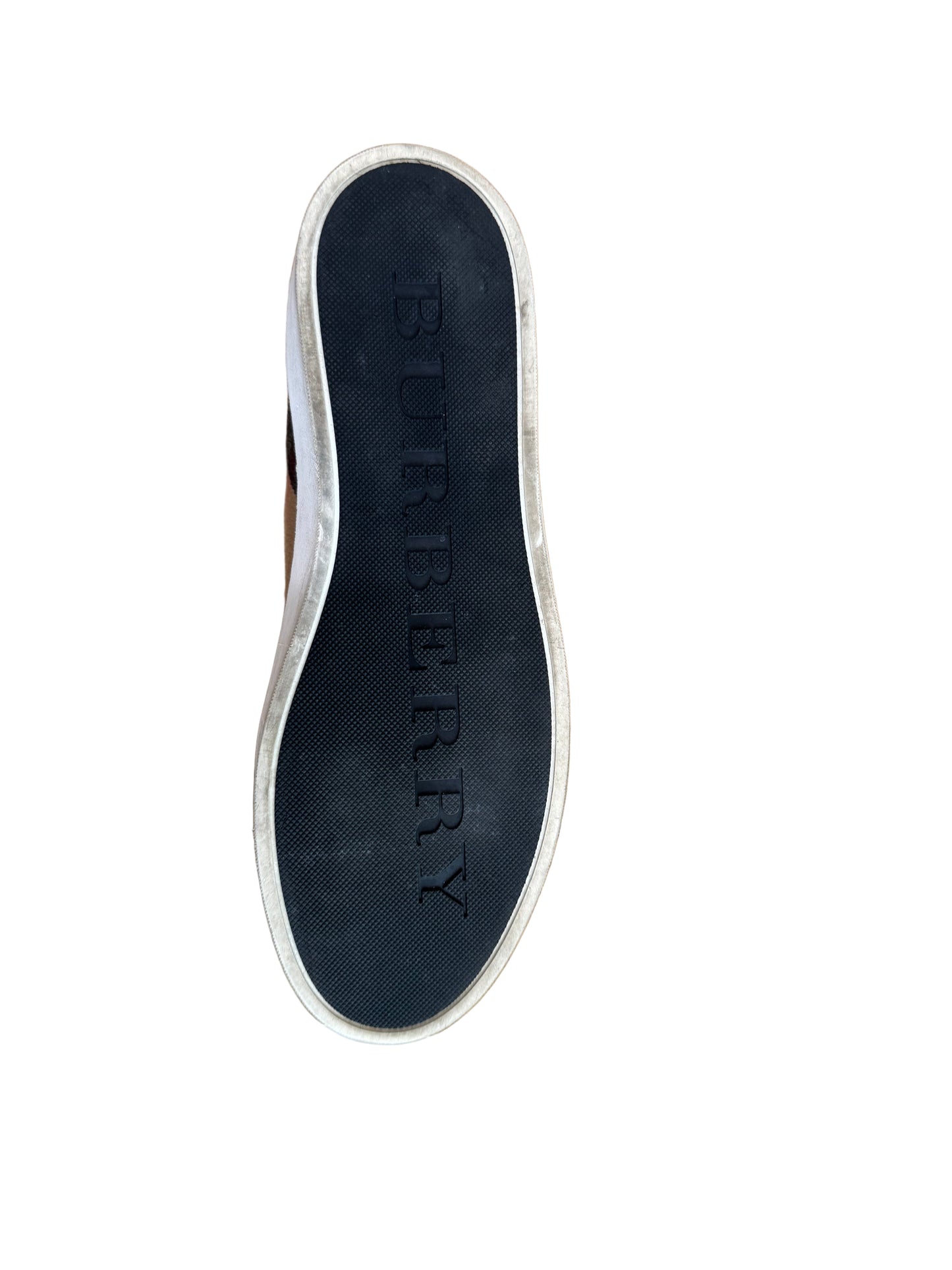 Burberry Check Canvass & Leather Sneaker - Gazelle Fashion & Style