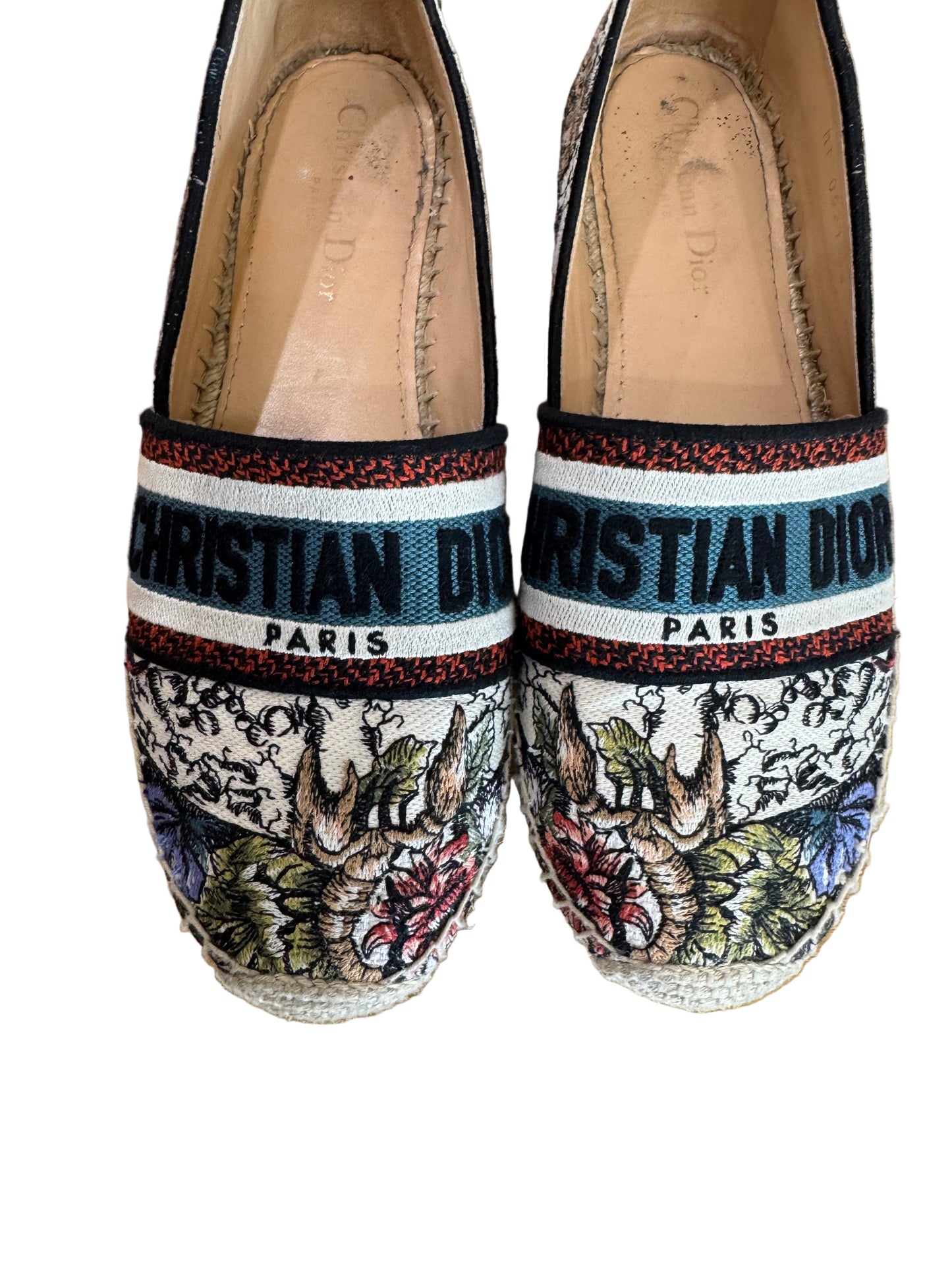 Christian Dior Embroidered Espadrilles