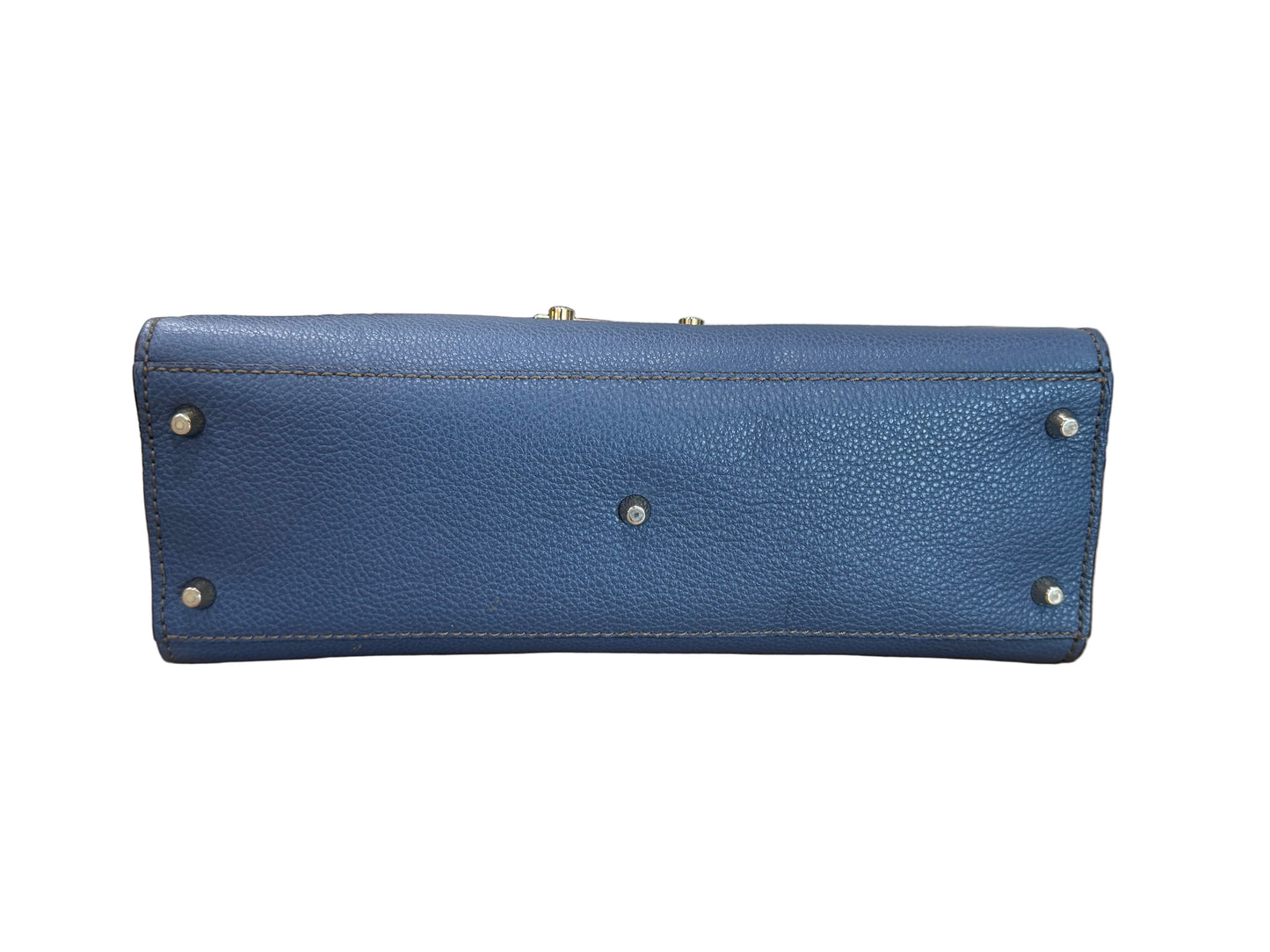 Furla Blue Leather Satchel