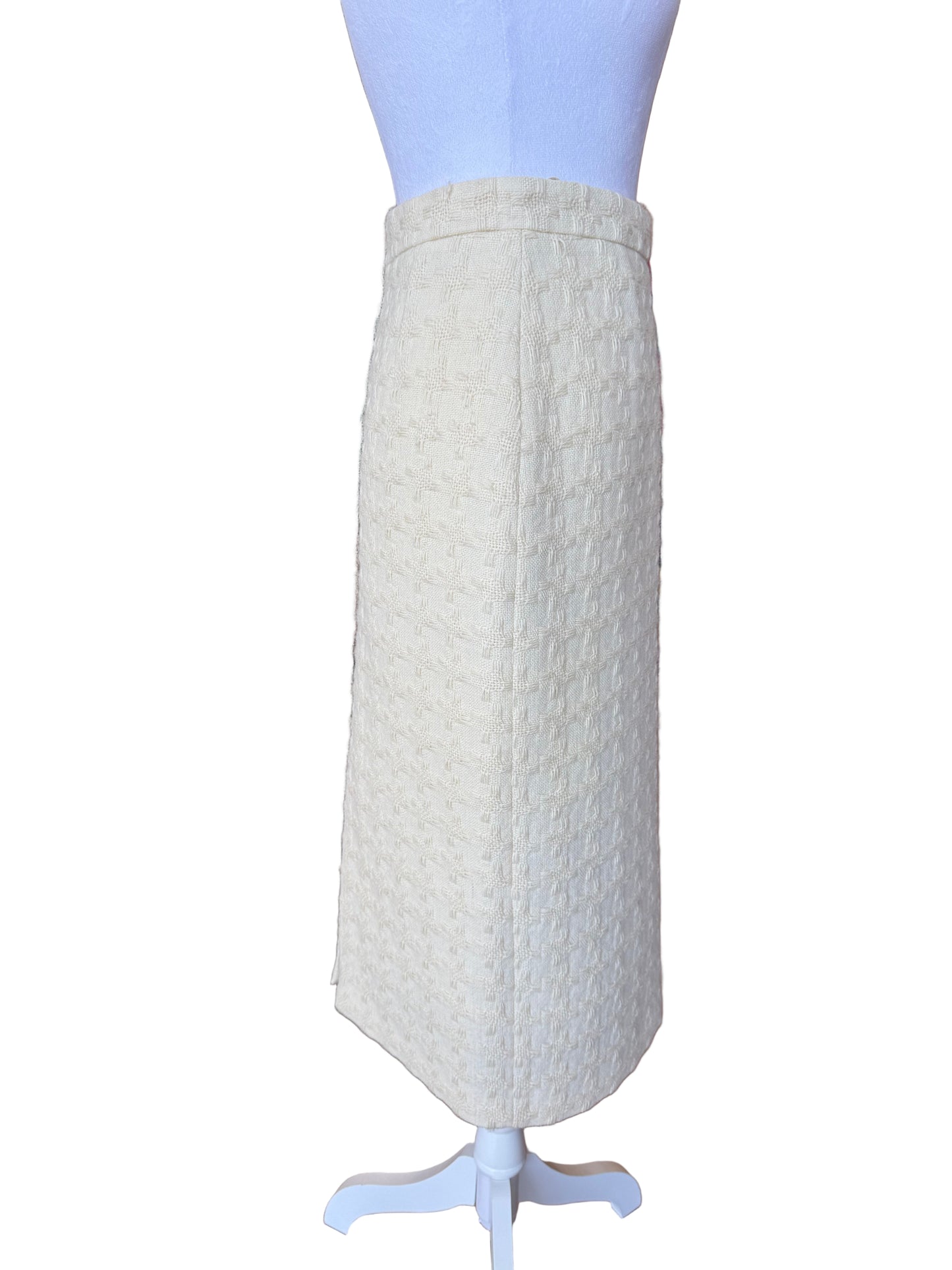 Gucci Textured Tweed Pencil Skirt