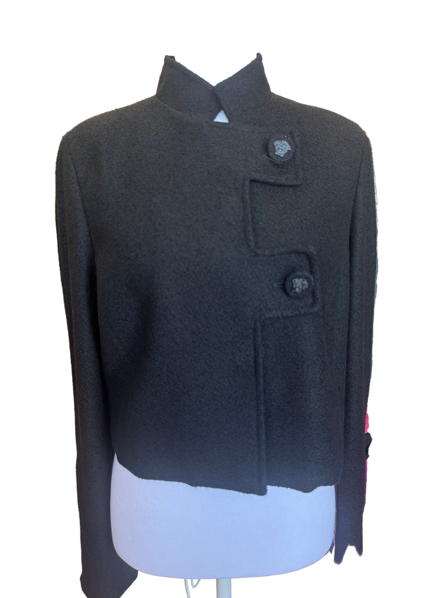 Versace Structured Wool Pantsuit