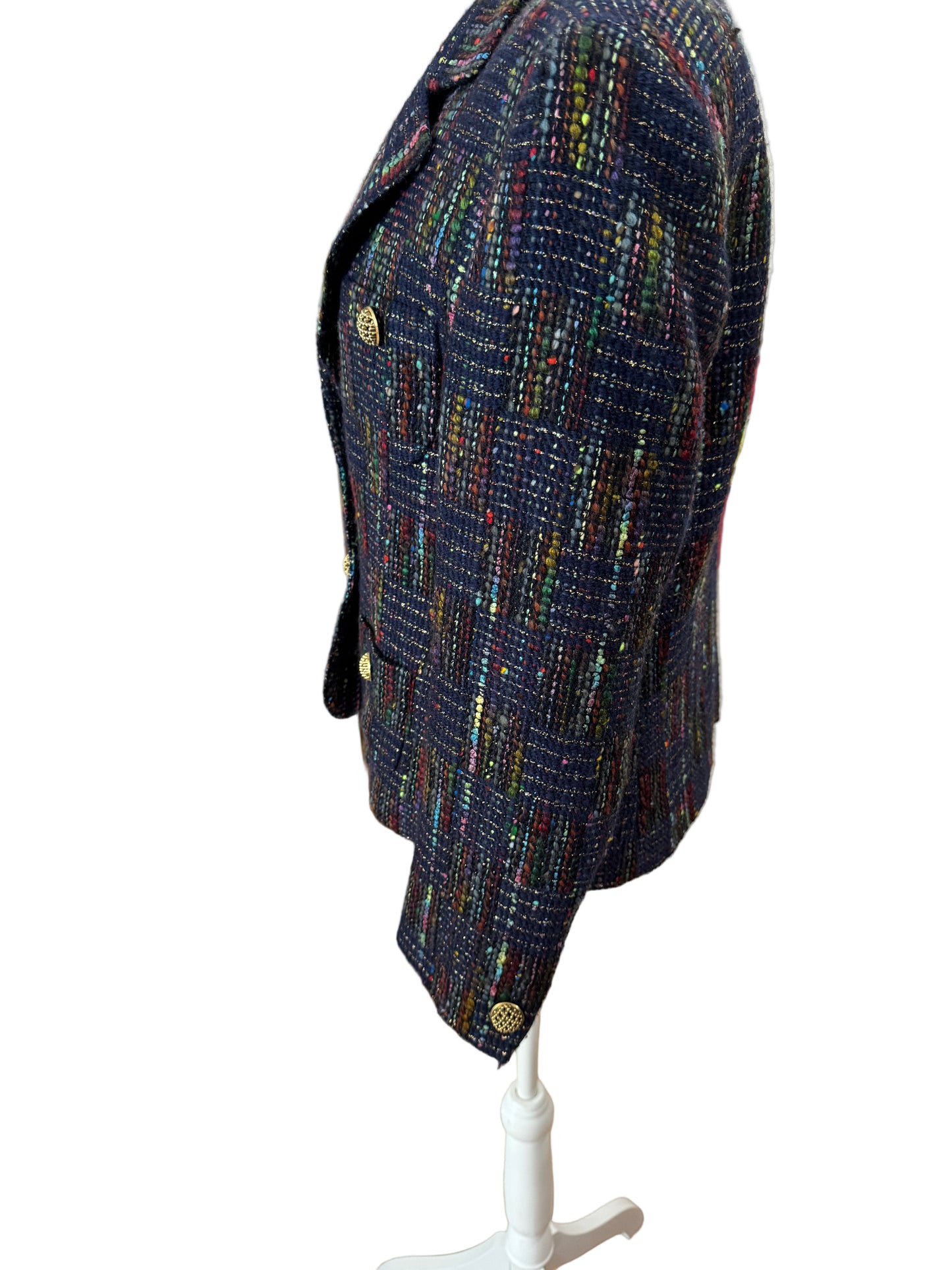 Burberrys’ Vintage Tweed Blazer- Size 40 $349-Blazer-Gazelle Fashion and Style