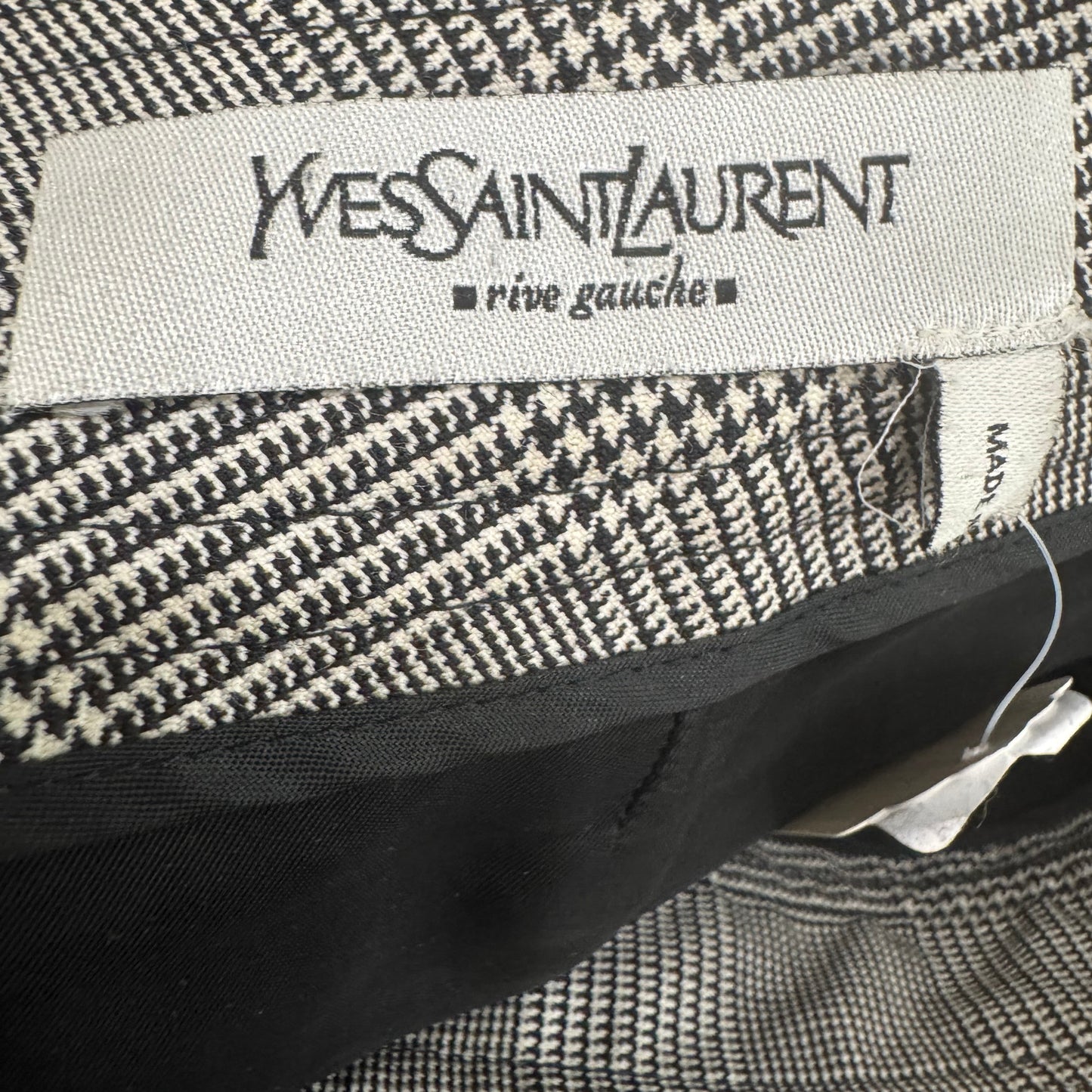 Yves Saint Laurent Rive Gauche Wool Pants