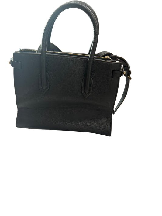Furla Black Leather Tote $165-Bags-Gazelle Fashion and Style