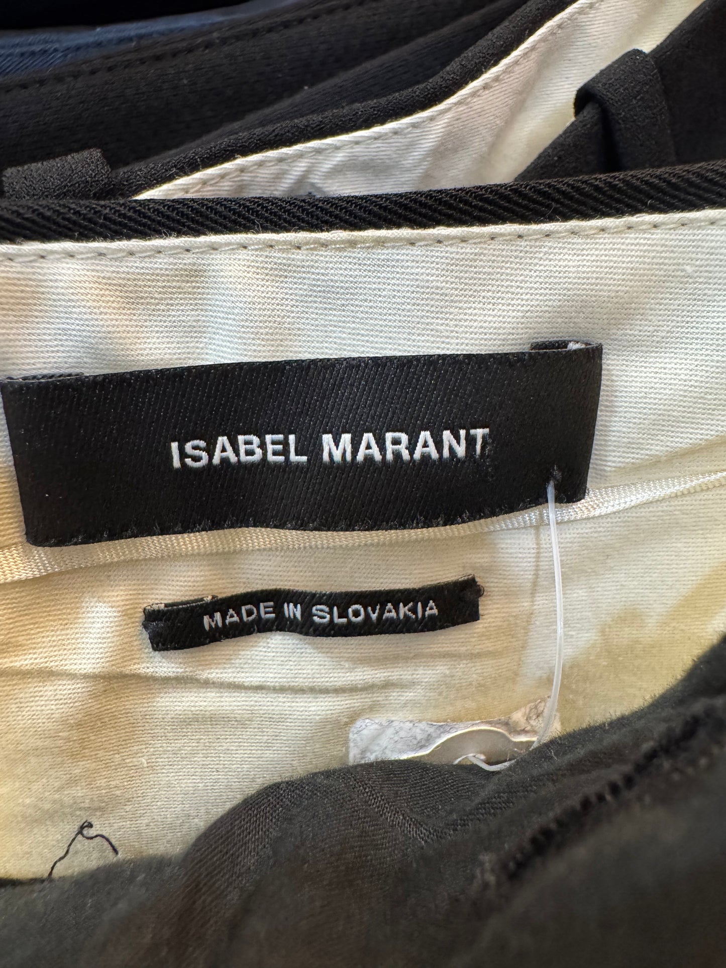 Isabel Marant Black Dress Crop Pant-Pants-Gazelle Fashion and Style