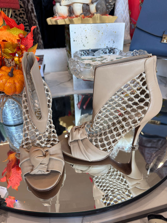 Salvatore Ferragamo High Heeled Sandal- Size 38, US 8 $265-Shoes-Gazelle Fashion and Style