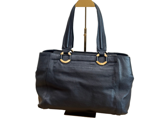 Chloe Black Leather Shoulder Bag $249-Bags-Gazelle Fashion and Style