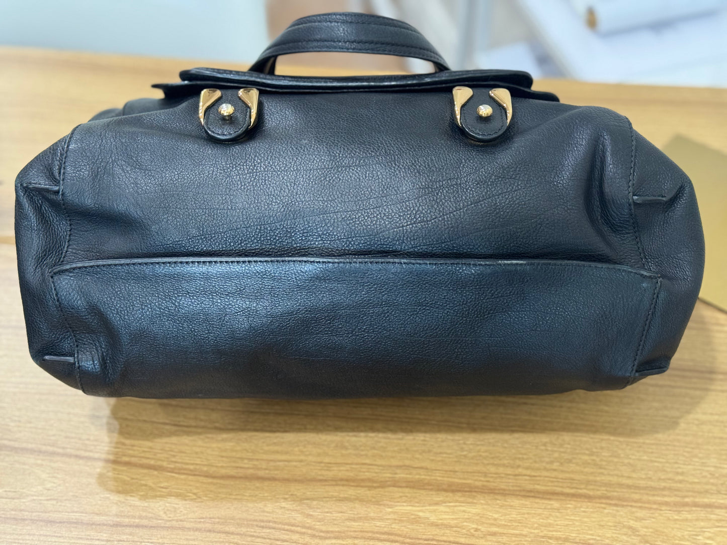 Chloe Black Leather Shoulder Bag