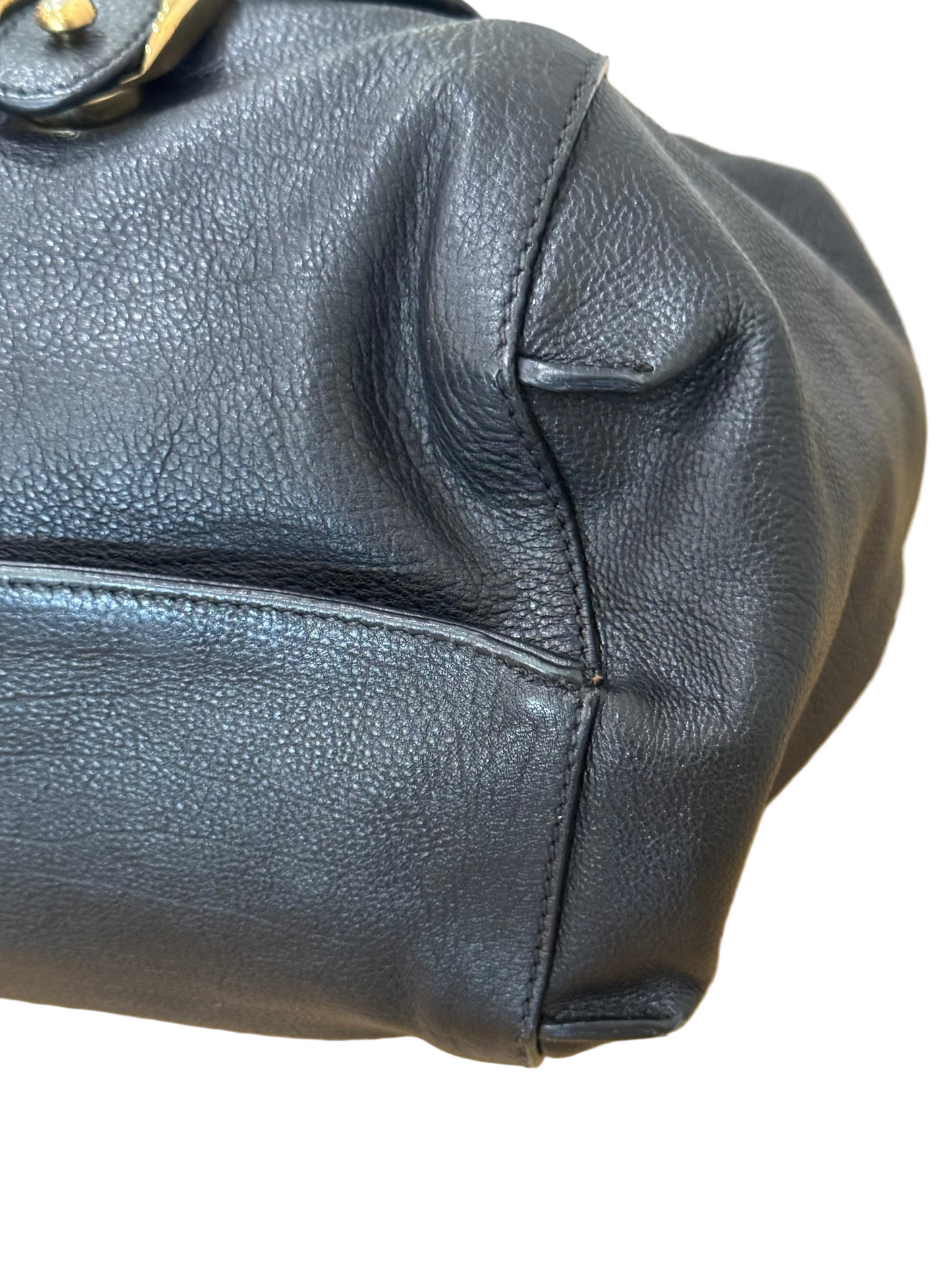 Chloe Black Leather Shoulder Bag $249-Bags-Gazelle Fashion and Style