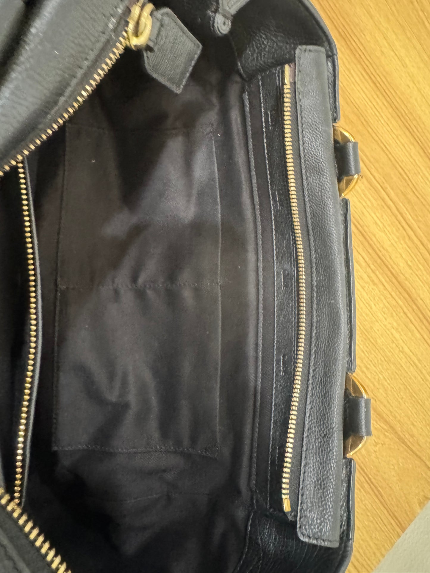 Chloe Black Leather Shoulder Bag