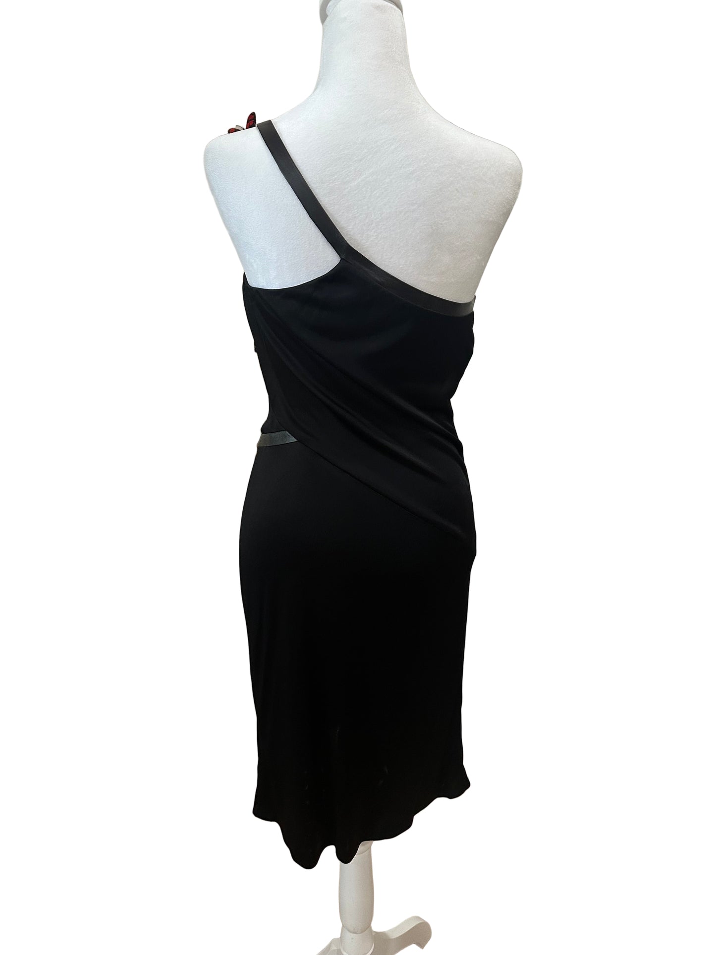 Versace One-Shoulder Dress-Dresses-Gazelle Fashion and Style
