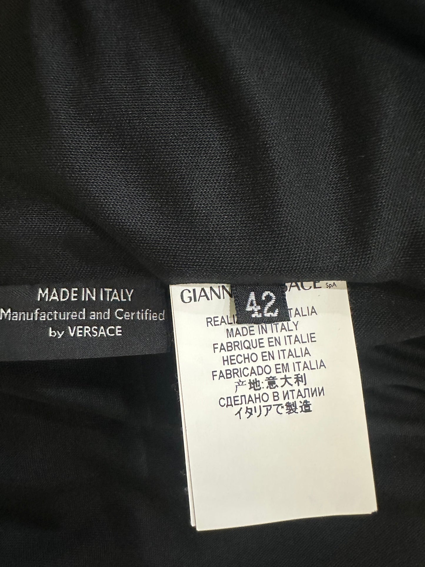 Versace Dress- Size 42 $325-Dresses-Gazelle Fashion and Style