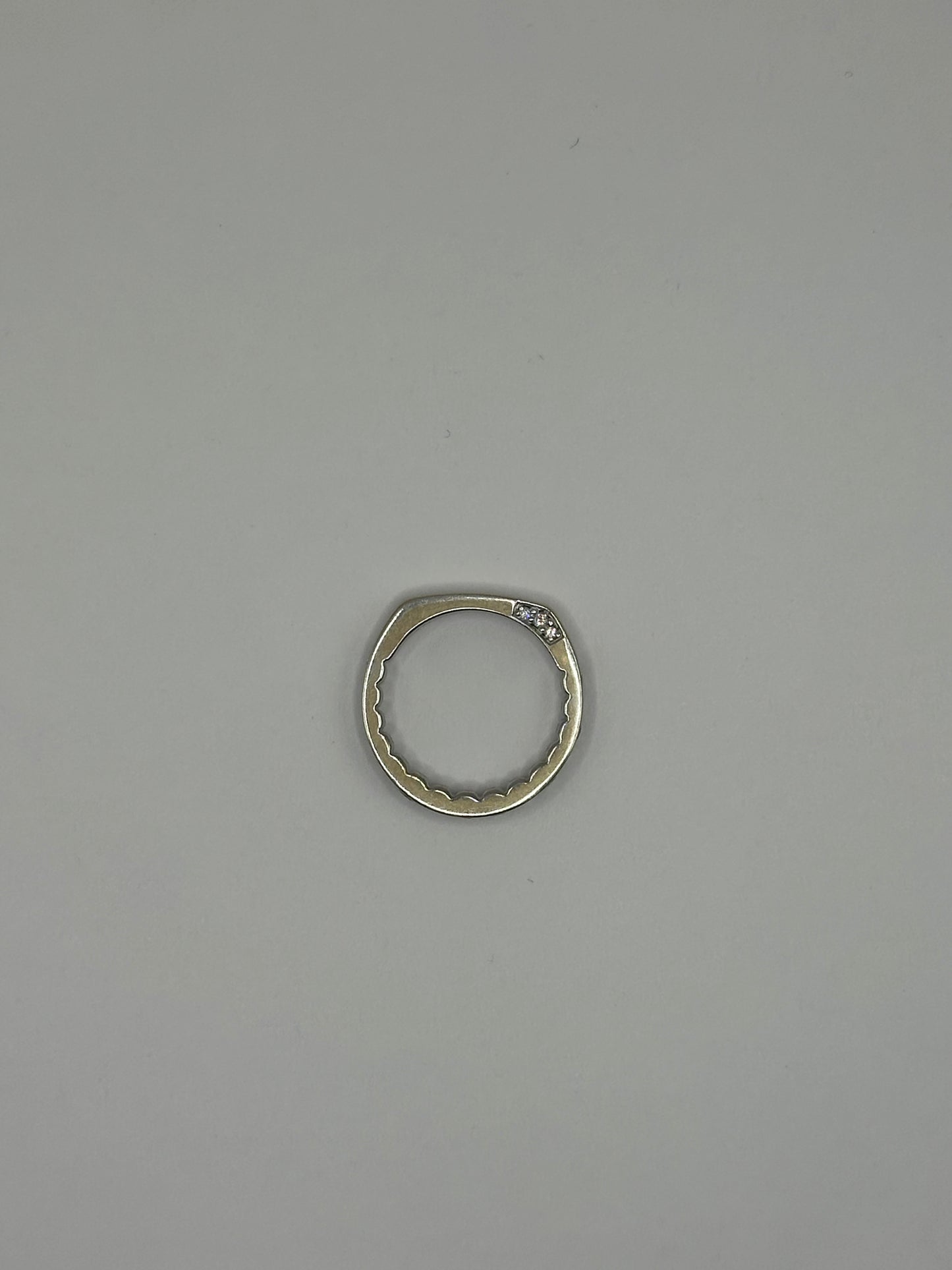 Pave Diamond Half Eternity White Gold Ring- 1.25C $950-Jewelry-Gazelle Fashion and Style
