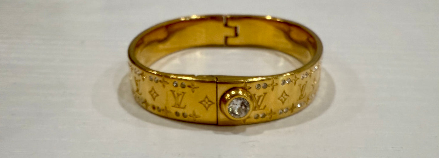 Louis Vuitton Nanogram Strass Bangle