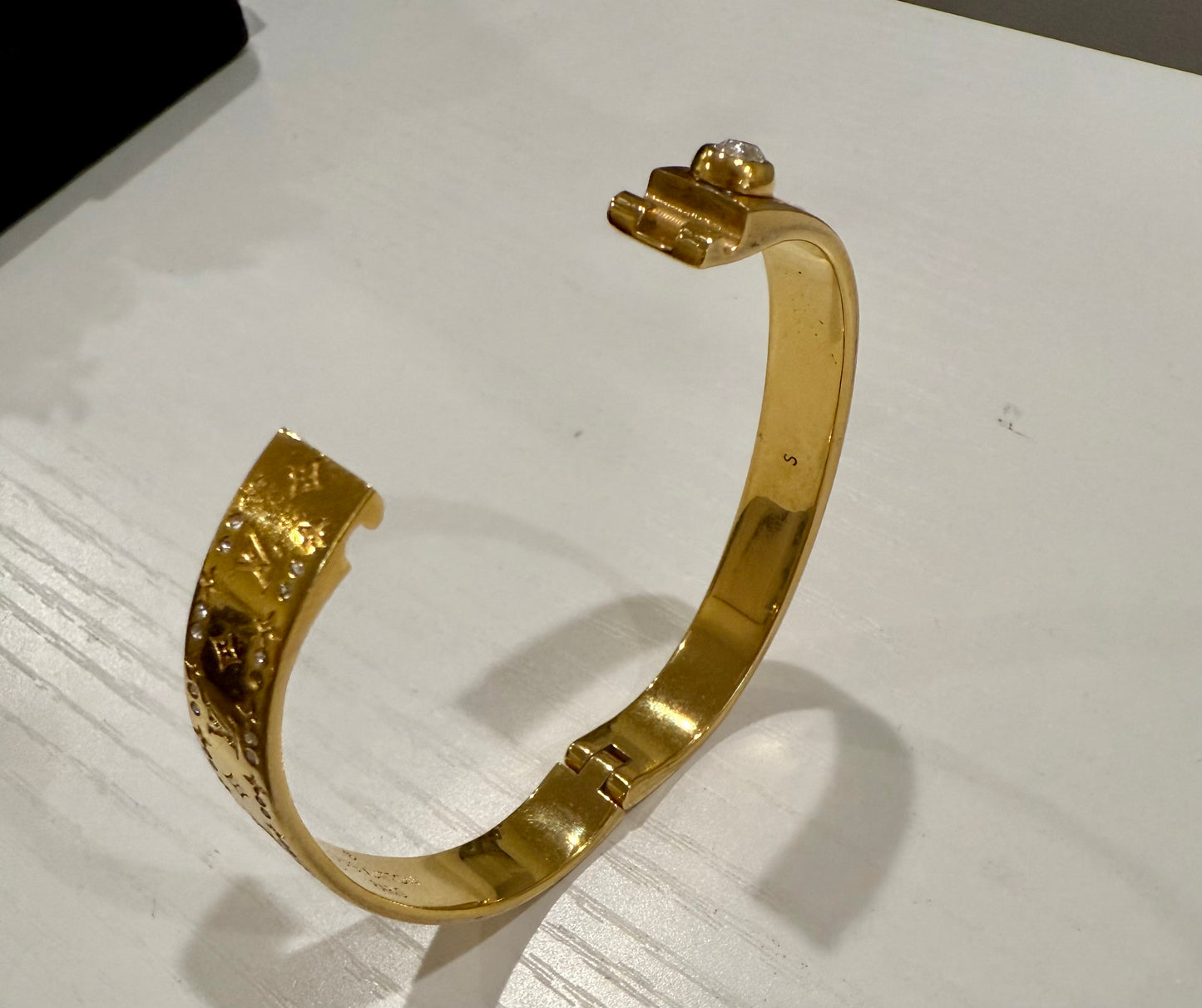 Louis Vuitton Nanogram Strass Bangle