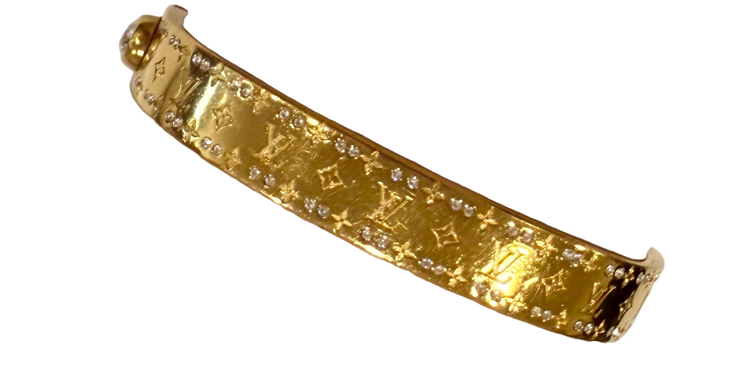 Louis Vuitton Nanogram Strass Bangle $324-Jewelry-Gazelle Fashion and Style