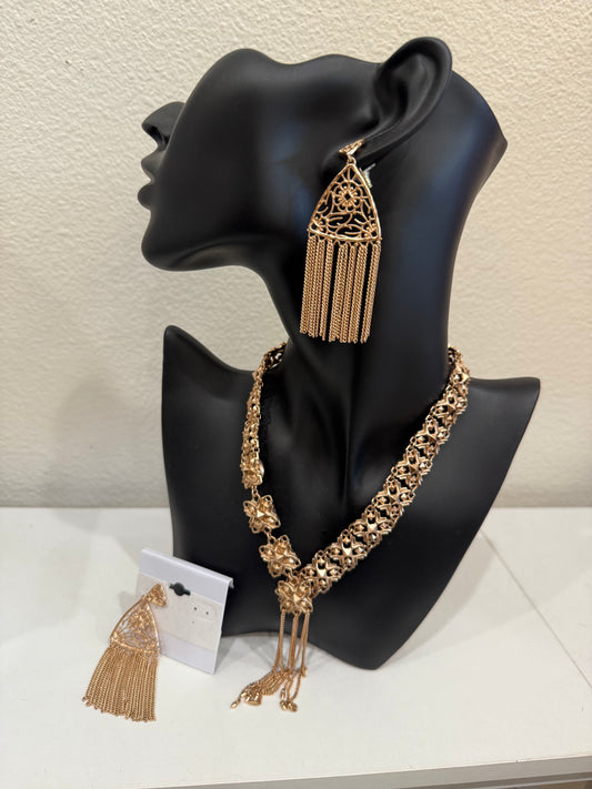 Kendra Scott Statement Set- Earrings & Necklace-Jewelry-Gazelle Fashion and Style